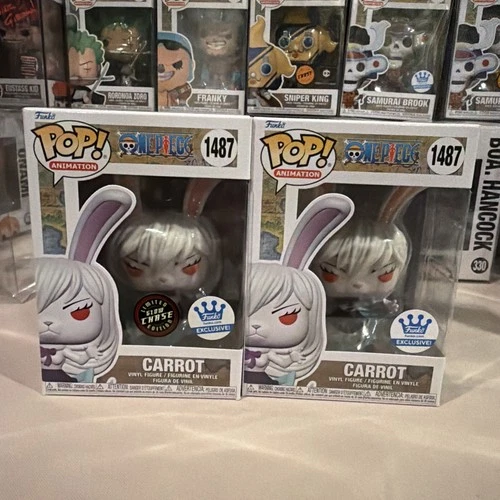 Funko Pop! Vinyl: One Piece - Carrot - Funko (Exclusive) #1487 Chase Bundle
