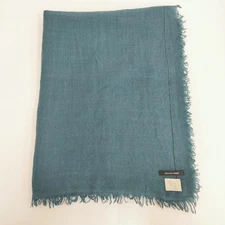 pas de calais NIMNIMDUAI Nimnimduai Scarf stole Blue green 5-1120T◎