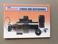 Asahi Pentax Lenses  Assessories Brochure / Catalog - Promotional Advertising