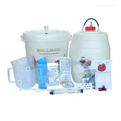 Bierbrauanlage Starterset mit Fass und CO2-Aufladeanlage