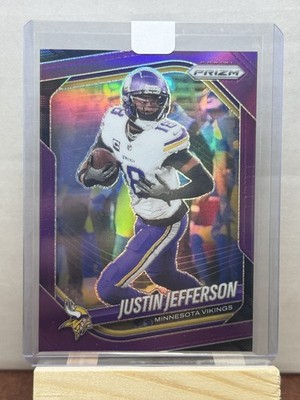 2025 Panini Prizm - Justin Jefferson #81 Purple Prizm /125