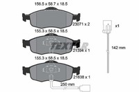 Bremsbelagsatz Scheibenbremse Vorne Textar 2307104 FÜR Ford USA BremsbelÄGe