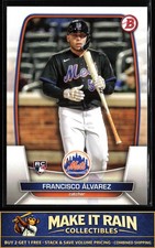 Francisco Alvarez 2023 Bowman #49 New York Mets Rookie RC
