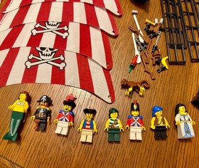 LEGO Pirates Brickbeard's Bounty 6243 Complete With Figures NO Box, NO Manuals