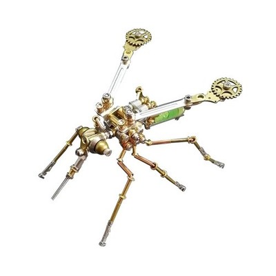 3D Steampunk Metal Mosquito Puzzle - Mind Relaxation Building Project Gift