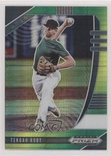 2020 Panini Prizm Draft Picks Green & Yellow Hyper Prizm Tekoah Roby #PDP86 0c2