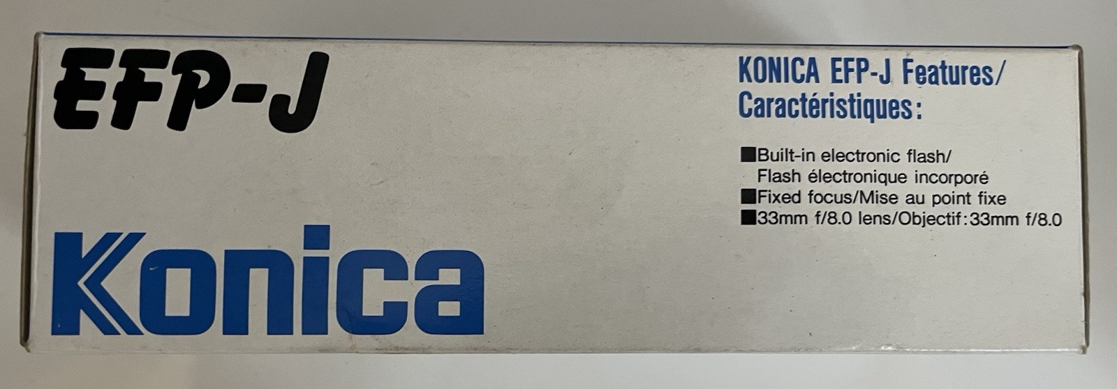 appareil photo konica vintage – vue détaillée