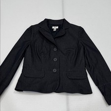 Ann Taylor LOFT navy blue blazer jacket