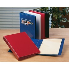 Image of Esselte 49702 Essentials Presentation Binder 4 D Ring 25mm Capacity White