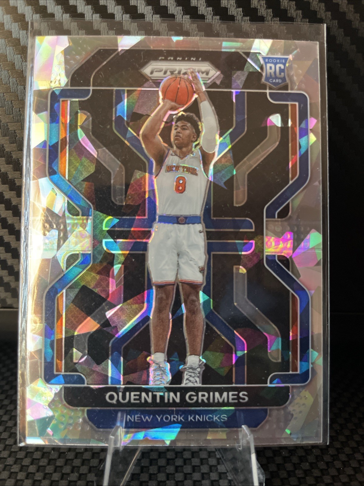 2021-22 Panini Prizm - Quentin Grimes #285 Ice Prizm (RC)