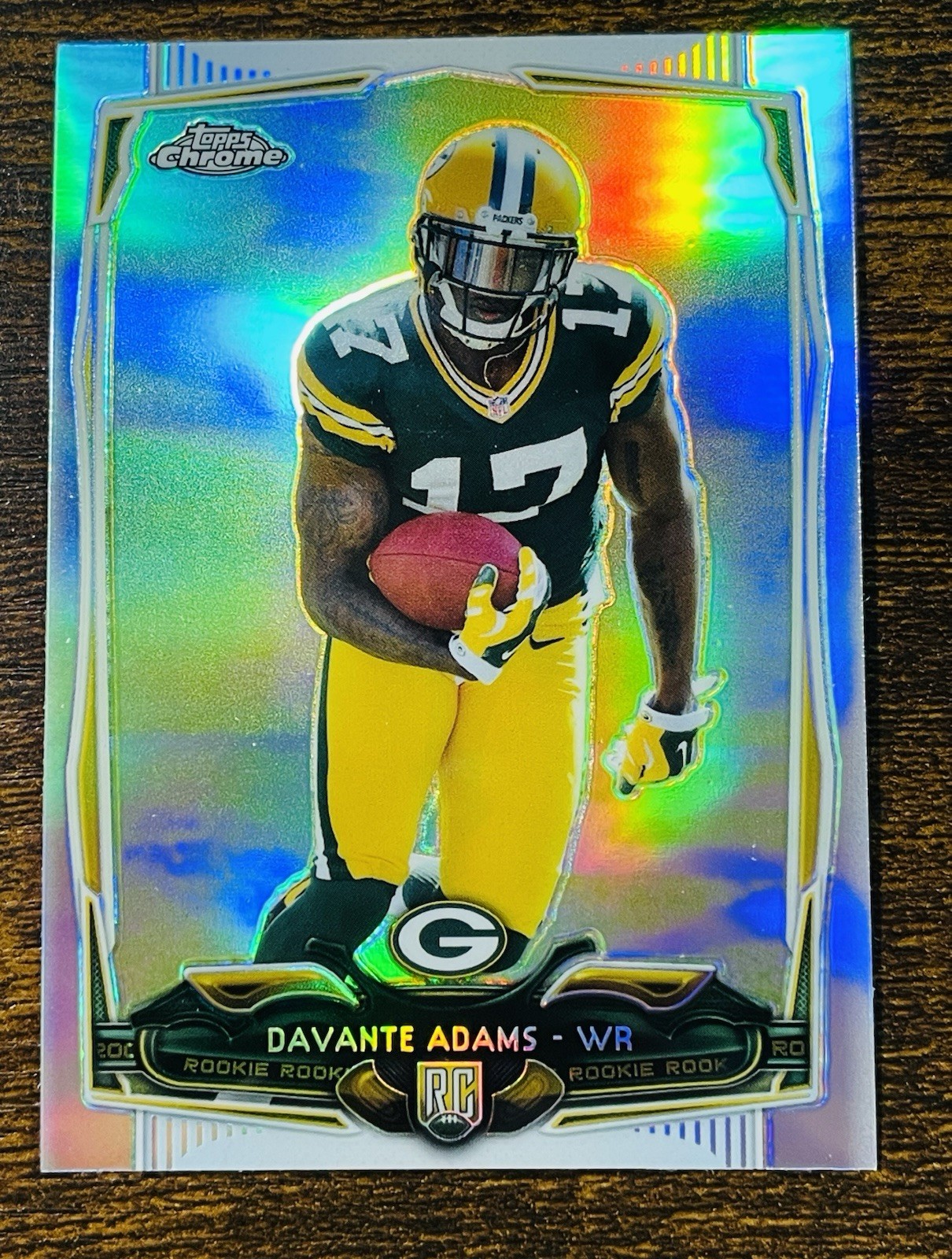 Davante Adams Rookie 💥 2014 Topps Chrome Refractor ~ (RC) #114