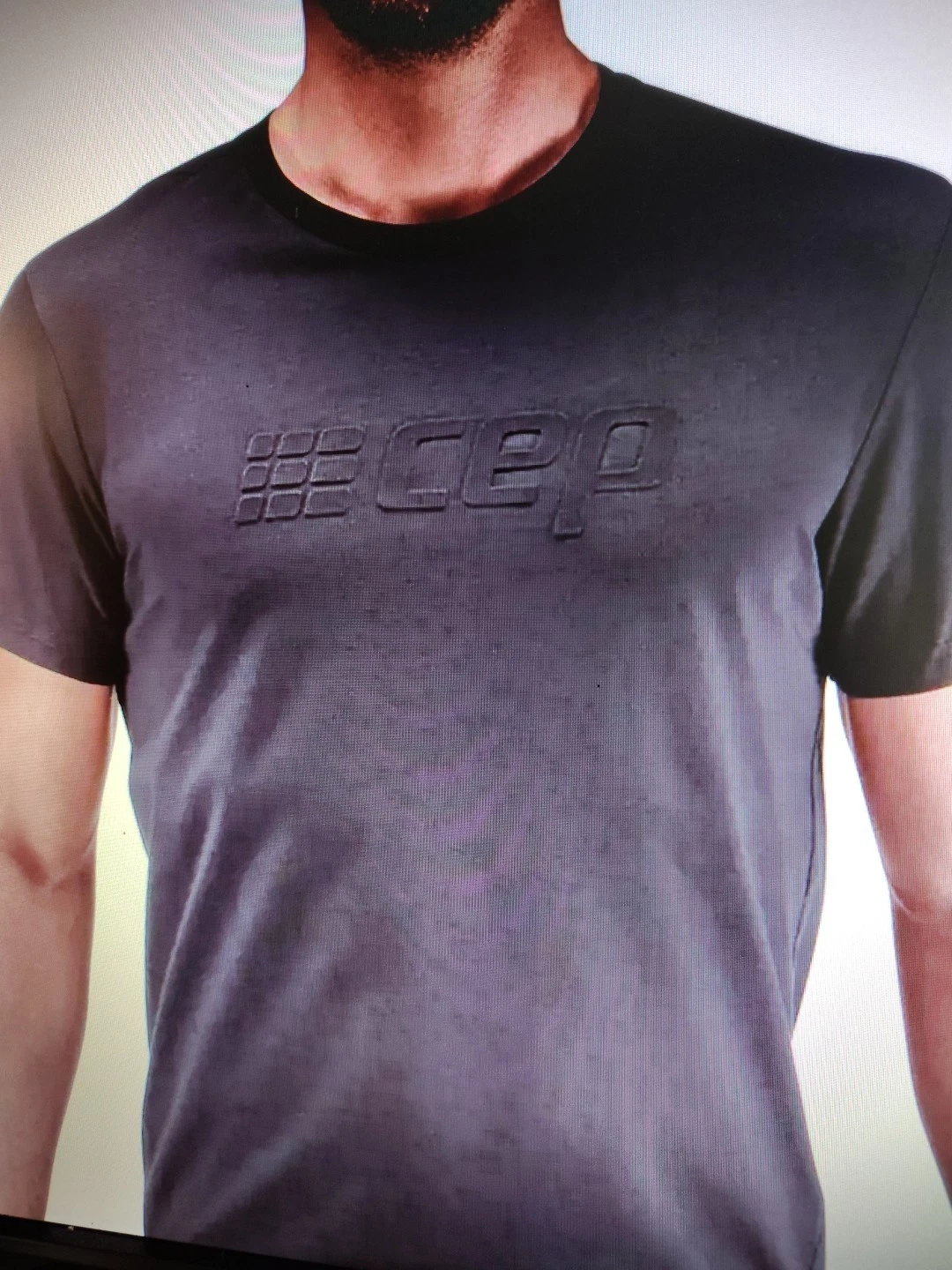 NEW Men M - CEP Short Sleeve Cotton Blend Breathable Basic Logo Crew T-Shirt