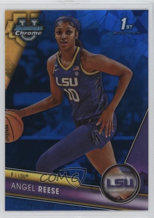 2023-24 Bowman U Chrome Sapphire Edition Angel Reese #49 1hm6