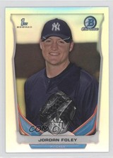 2014 Bowman Draft Chrome Refractor Jordan Foley #CDP128 1p5