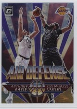 2021-22 Panini Donruss Optic Air Defense Purple Prizm Anthony Davis #2 02ri