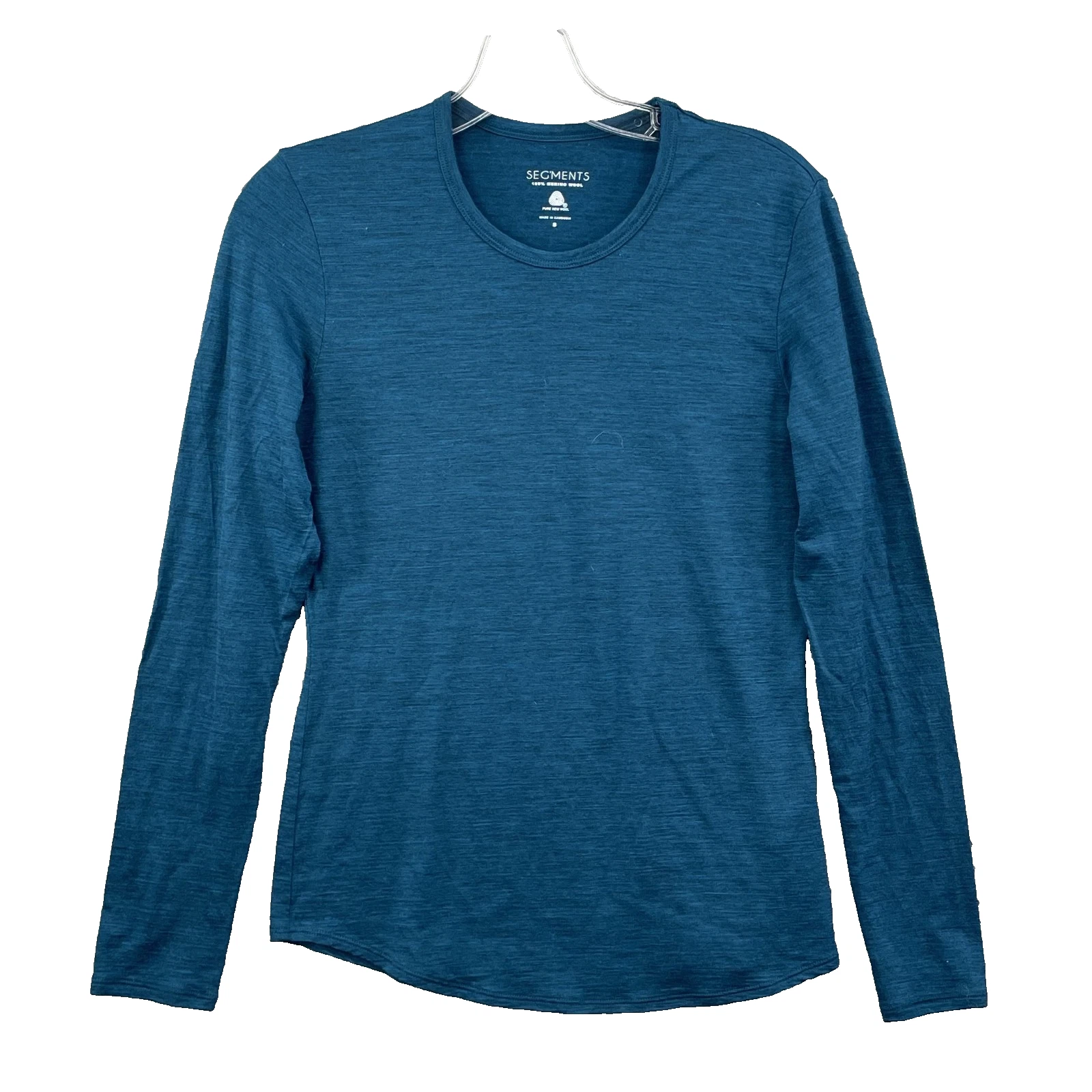 Segments 100% Merino Wool Shirt Womens Small Baselayer Ski Winter Hiking Outdoor