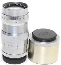  Nippon Kogaku for Exakta Nikkor-QC 3.5/13.5cm lens Exakta Mount w. matching h