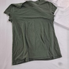 No Boundaries Womens Olive Green Crewneck Short Sleeve T‑Shirt XL 100% Cotton