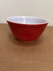 PYREX - 1 1/2 QT. - #402 PRIMARY Red Mixing Bowl Vintage