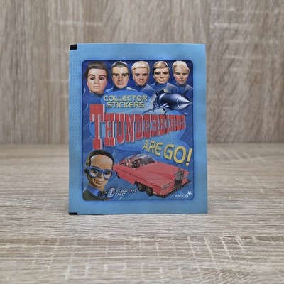 Thunderbirds Are Go Aufkleber versiegelte Packungen von Cards Inc. 2002 Vintage x10
