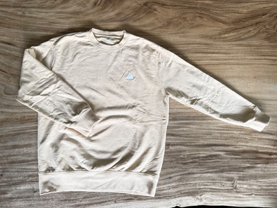 Sweatshirt Herren von Palace beige Baumwolle Gr. L