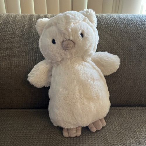 AUTHENTISCH❣️Jellycat MEDIUM BASHFUL OWL - weiches Plüschtier Rentner Snow Lovey 9 Zoll - Bild 1 von 8