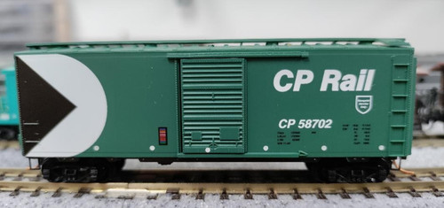 Vagón de caja verde MTL 020 00 936 escala N CP Rail con logotipo PACMAN.  #58702 | Zustand: New