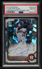 2022 Bowman Chrome Prospect Atomic Refractor Tyler Whitaker PSA 10 Auto 0xh3