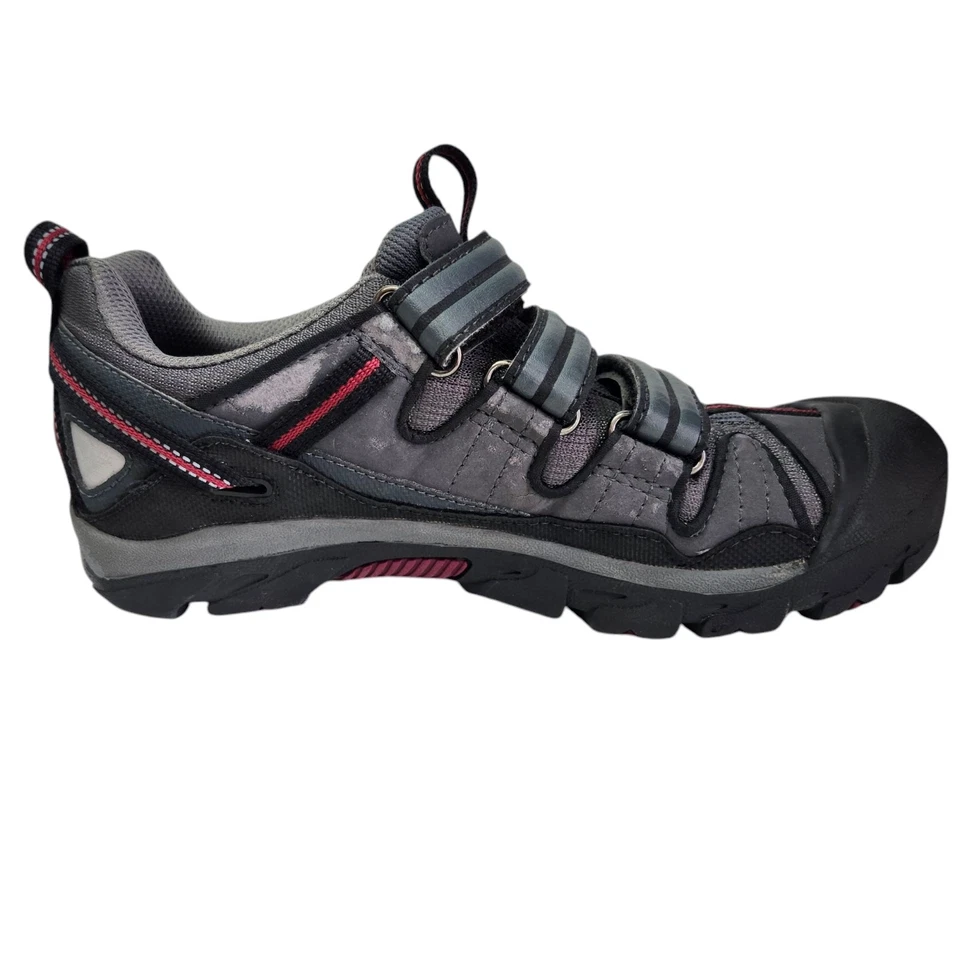 Keen Springwater Mountain Bike Cycling Shoes Womens 8 with Clips Gray Red - Image 3 of 4