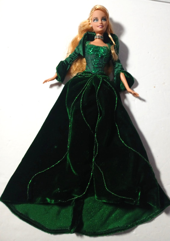 2004  Holiday Barbie doll/AS IS/ No Box shoes or stand
