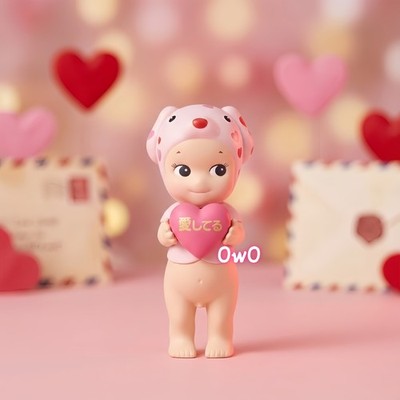 Sonny Angel Message of Love 2022 Dalmatian Japanese Aishiteru Pink