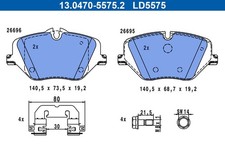 Bremsbelagsatz Scheibenbremse ATE Ceramic 13.0470-5575.2 für BMW 5er G60 G90 G68