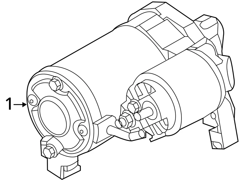 Motor de arranque usado se adapta a: Mitsubishi Mirage 2017 grado A Foto 4 de 4