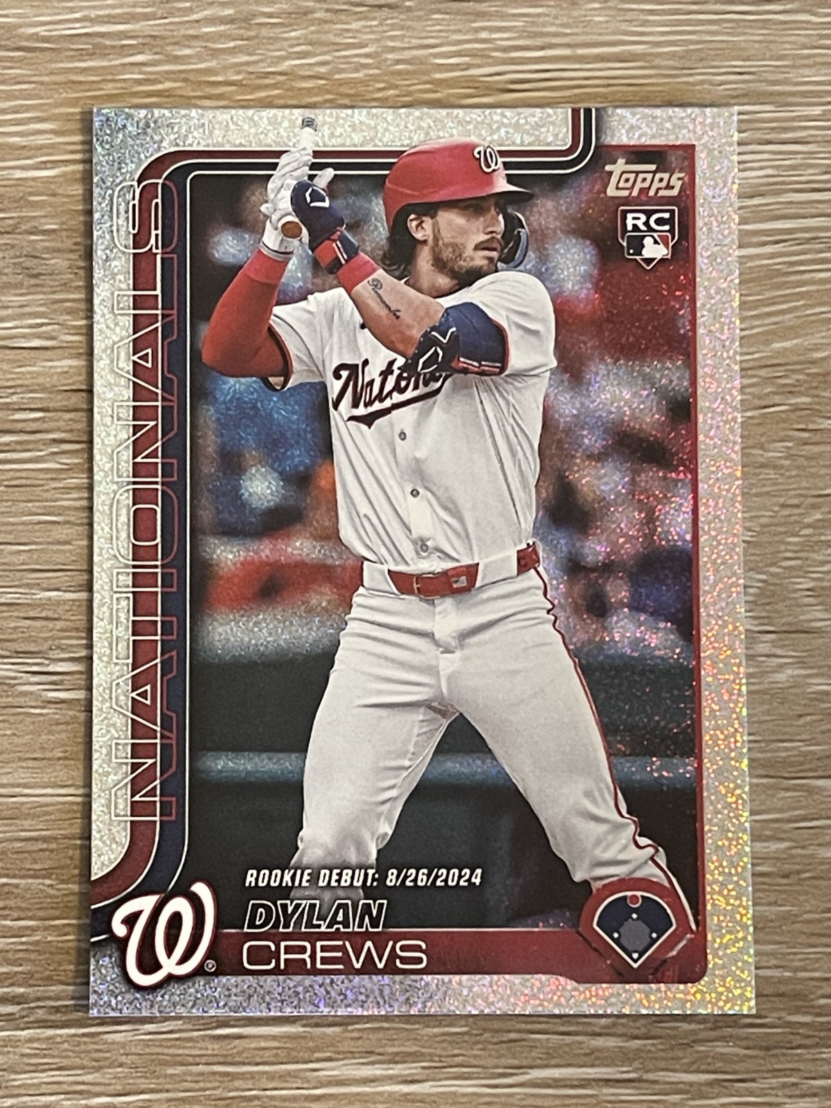 2025 Topps Update - Sandglitter Dylan Crews RC #US223 Washington Nationals