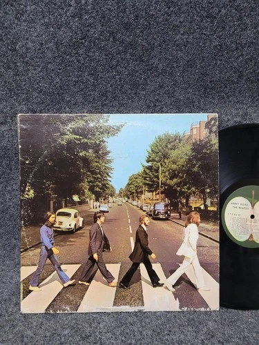 Vintage Beatles Abbey Road Vinyl LP Record Apple SO-383 1969 Rock Pop Album