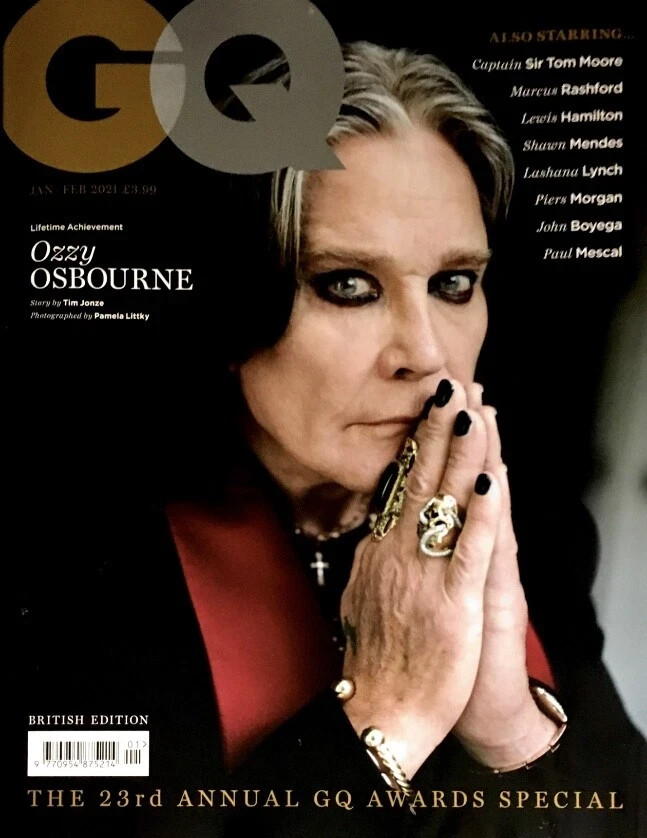 OZZY OSBOURNE GQ Magazine UK British January 2021 Paul Mescal JOHN BOYEGA