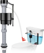 Universal Toilet Fill Valve Replacement Kit, Toilet Repair Kit Inside Tank, H