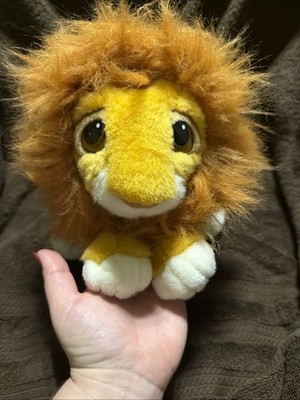 1994 DISNEY LION KING GROWING UP SIMBA MANE CHANGING MUFASA STUFFED ANIMAL PLUSH