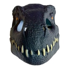 T-Rex Dinosaur Mask Kids Costume Halloween Plastic Face Mask w/ Strap