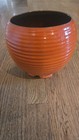 Frankoma #70 A Jardiniere ribbed Planter Vintage Pottery Sapulpa Red mint — photo 1