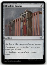 Heraldic Banner MTG Foundations 254 Uncommon NM