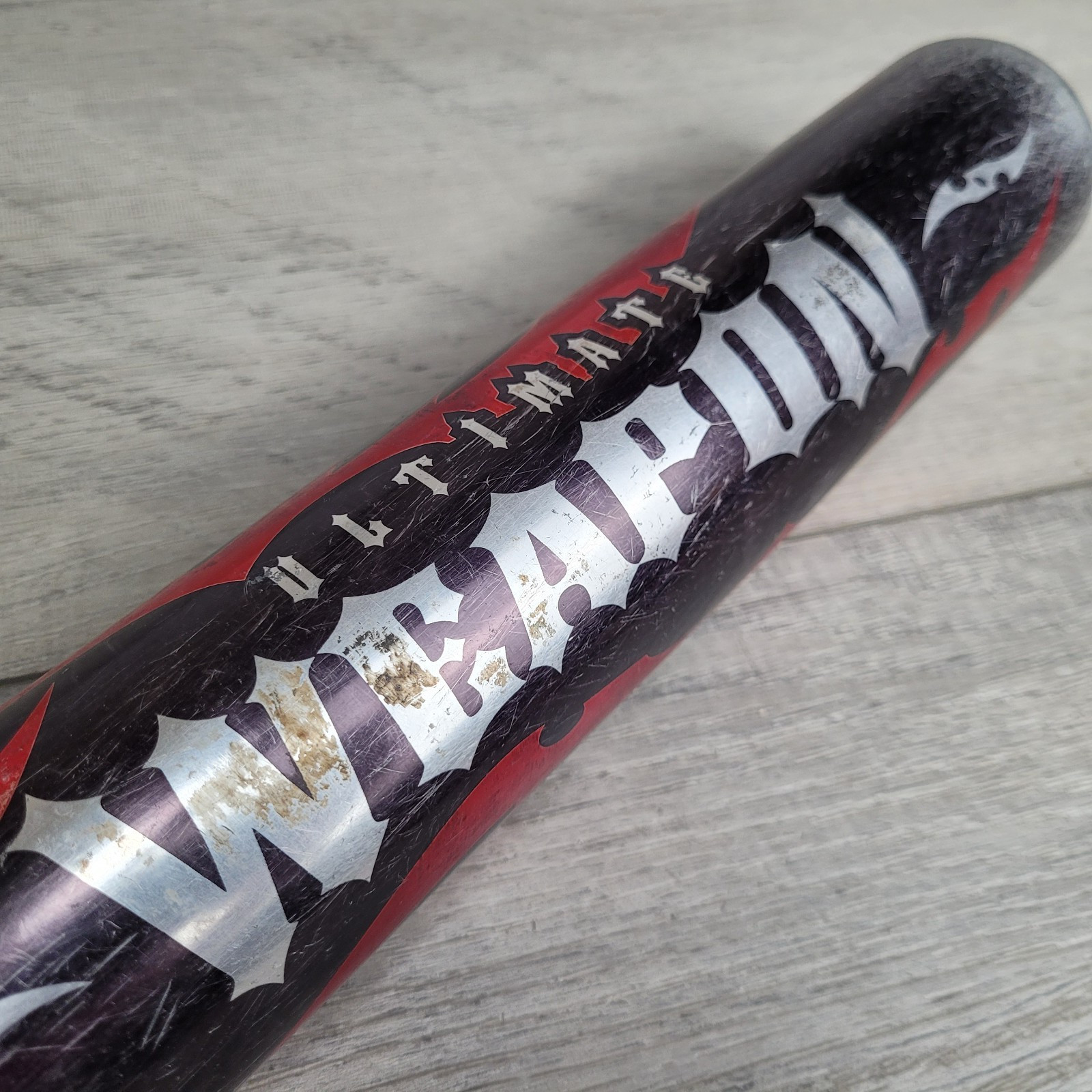 🥎DeMarini Ultimate Weapon 34/28 Softball Bat Single Wall ASA USSAA Black Red🥎
