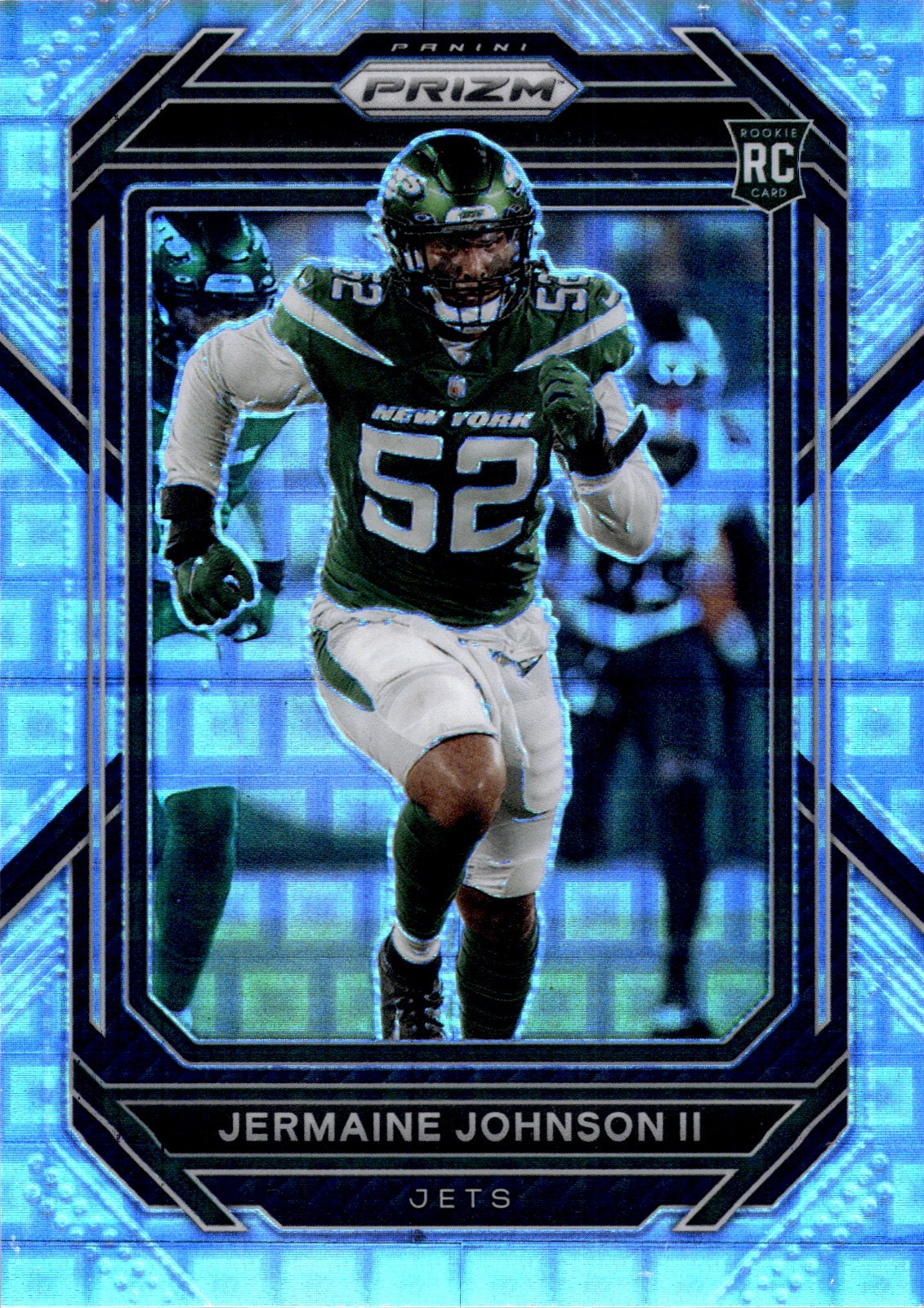 2022 Panini Prizm Pandora Premium Silver Holo /400 RC #375 Jermaine Johnson II