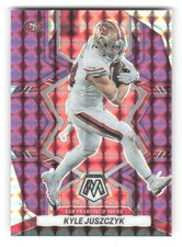 2022 Panini Mosaic Mosaic Purple #226 Kyle Juszczyk 14/49 San Francisco 49ers