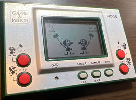 Nintendo Game & Watch Judge IP-05 Green Silver Series 1980 Tested Japan
