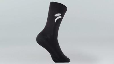 Specialized Soft Air Road Tall Sock - Black/White - Small