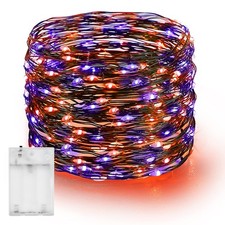 Dazzle Bright Halloween Fairy String Lights, 20FT 60 LED Copper Wire Battery Ope