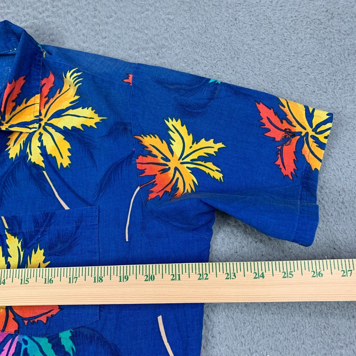 Vtg 80s Ocean Pacific OP Hawaiian Aloha Shirt Medium Beach Surf Vibe View 4
