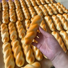 Squishy Fried Dough Twist Stress Relief Toy Super Slow Rising Soft Rebound-UK