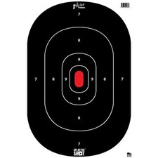 Paquete de 8 papeles para etiquetas Pro-Shot Silhouette Targets 12" x 17"